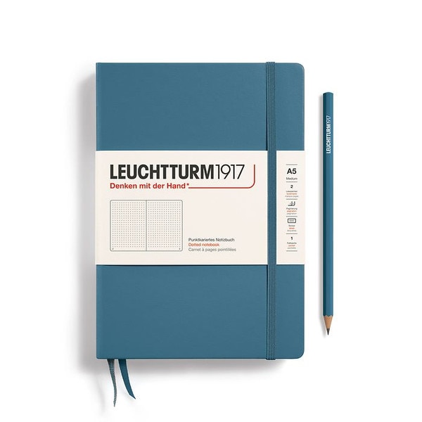 Leuchtturm 1917 Stone Blue Dotted
